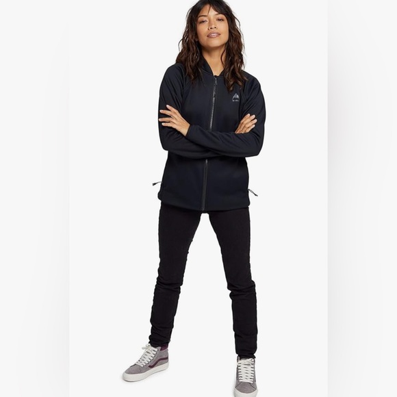 BURTON Black Crown Weatherproof Track Jacket - Picture 1 of 7